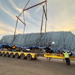 Llegó nueva maquinaria para las obras del RegioTram