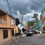 Vendaval en Funza deja 156 viviendas afectadas